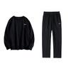 Li Ning Round Neck Pullover Long Sleeve Versatile Sweatshirt Comfortable Long Pants Casual Sports Suit Unisex Sweatshirt, Pants AWDUC03-1+AKLUA01-1