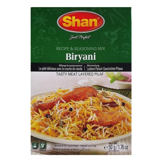 Shan Biryani Mustard Masala, 6 шт. в упаковке, 6 x 50 г