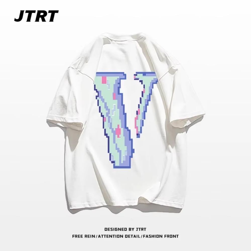 Летняя мода, тяжелая ретро мужская футболка с английскими буквами из 100% хлопка с принтом и круглым вырезом, высококачественная повседневная уличная футболка для фитнеса