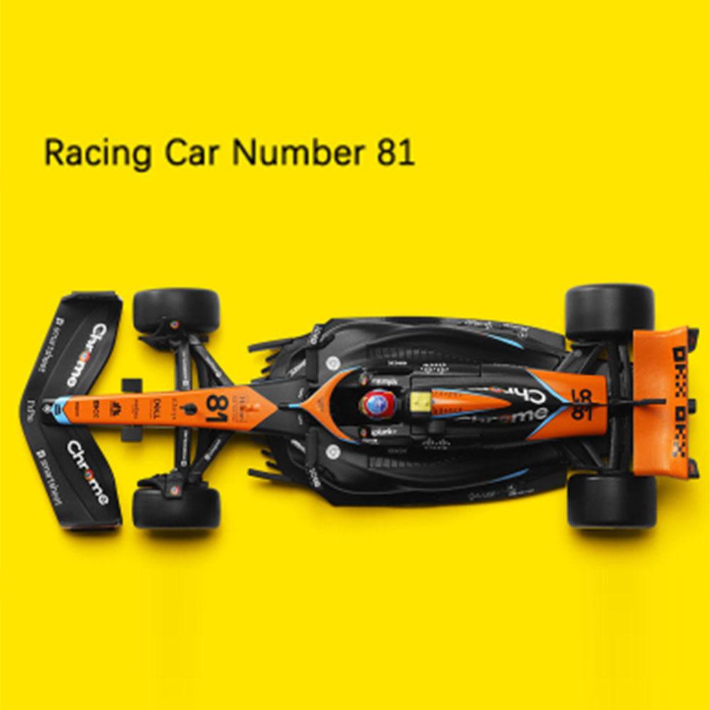 1:24 Scale Mclaren F1 MCL60 Racing Car Model Toy Free Wheeling Sports Cars Exquisite Floral Vehicle Models Kids Gifts Collection