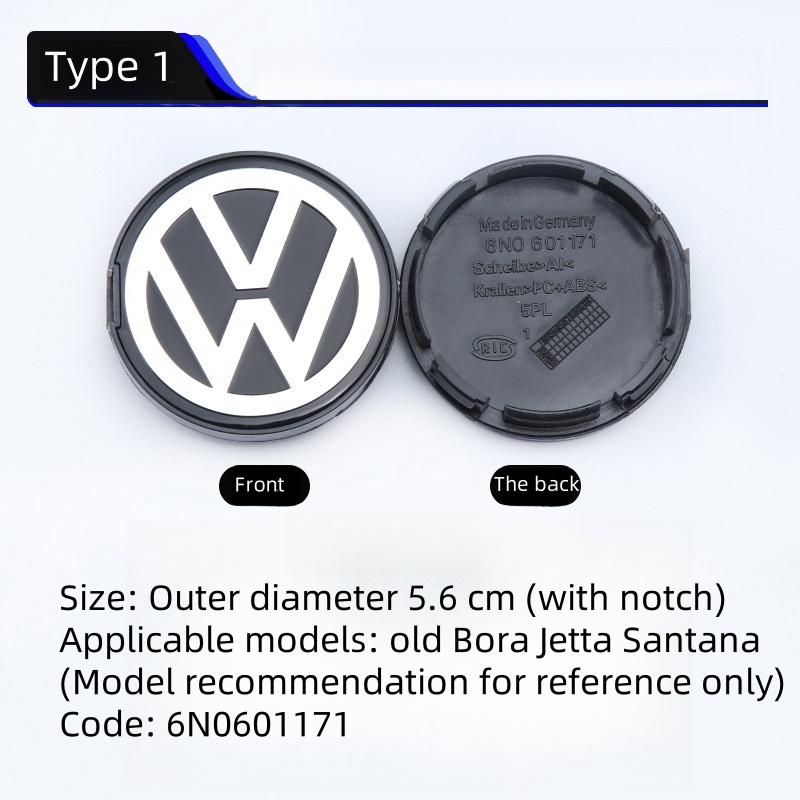 Для VOLKSWAGEN VW 56-76 мм Наклейка-колпачок ступицы колеса автомобиля Аксессуары Для Volkswagen R-line R GTI Polo Golf Touareg Passat Mago