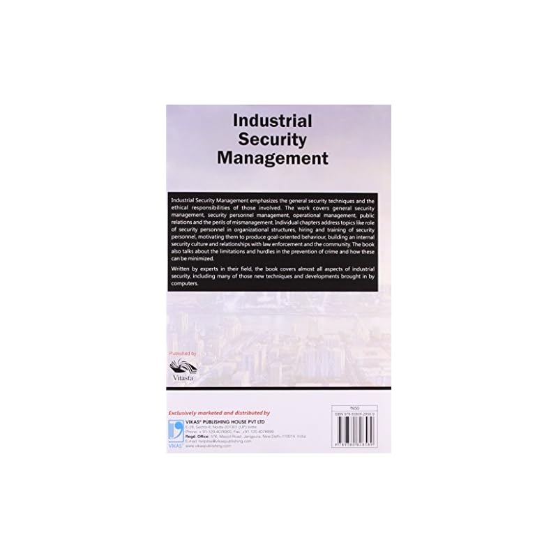 Industrial Security Management Industrial Security Management