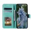For Xiaomi Redmi 15 5G (EU) (171mm)/4G (EU) (171mm) Stand Case Imprinted Totem PU Leather Wallet Phone Cover with Wrist Strap