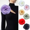 12cm Large Flower Brooch Fashion 3D Flower Hair Pin New Romantic Rose Brooch