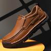 2025 Новые мужские лоферы Дышащие Слипоны Итальянские Туфли для Вождения Chaussure Homme Натуральная Кожа Мужская Ручная Работа Повседневная Обувь
