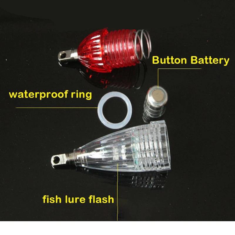 Mini LED Fishing Light 6CM Waterproof Tools Bait Float Lamp Night Saltwater For Fishing Items Deep Lures Flash Boat White False