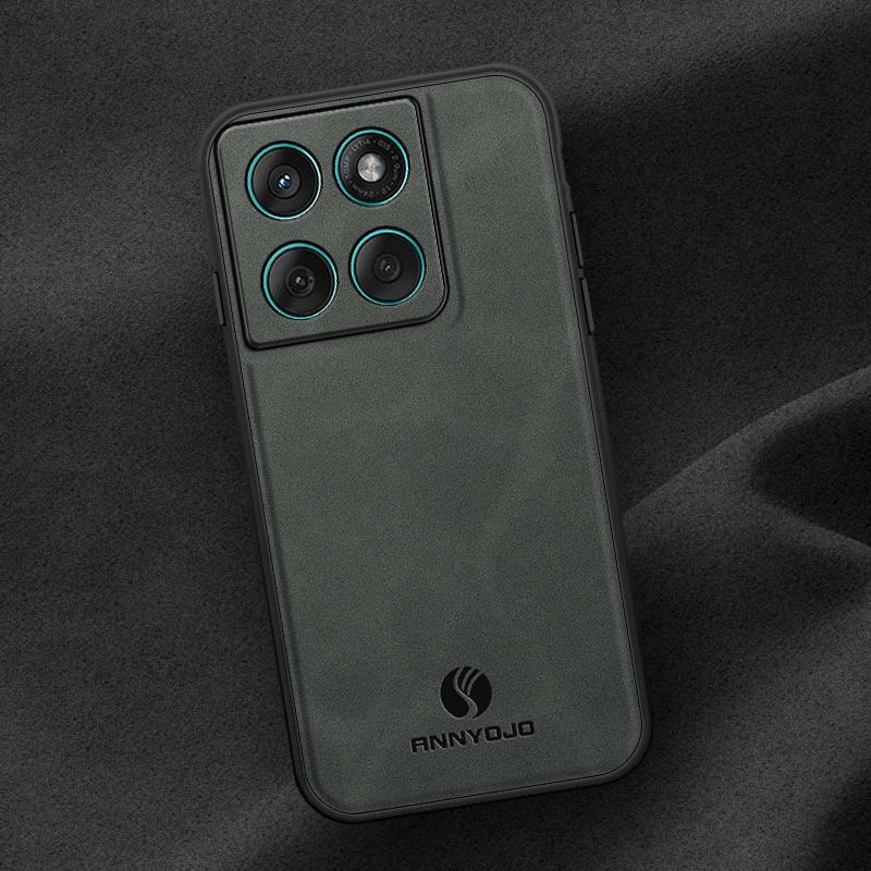 Magnetic Matte Sheepskin Texture Leather Shockproof Back Case For Motorola Edge 60 Fusion 5G 6.67" Soft TPu Bumper