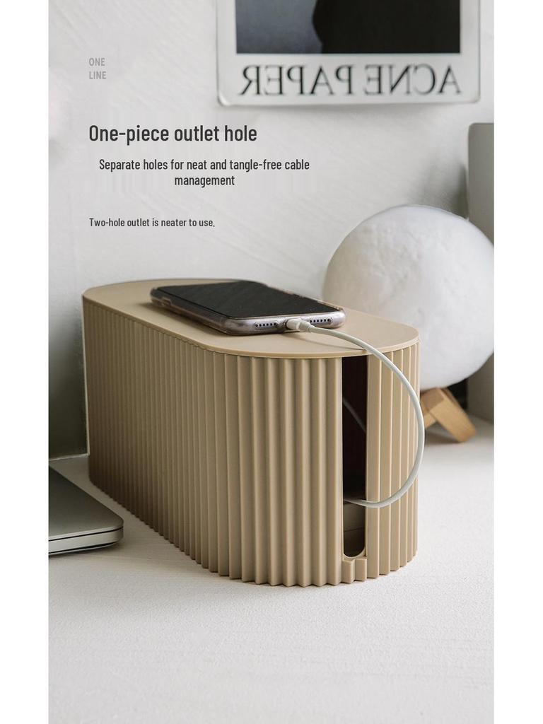 Органайзер для трансграничного электрического удлинителя: Пылезащитный короб для прокладки кабелей для хранения на рабочем столе