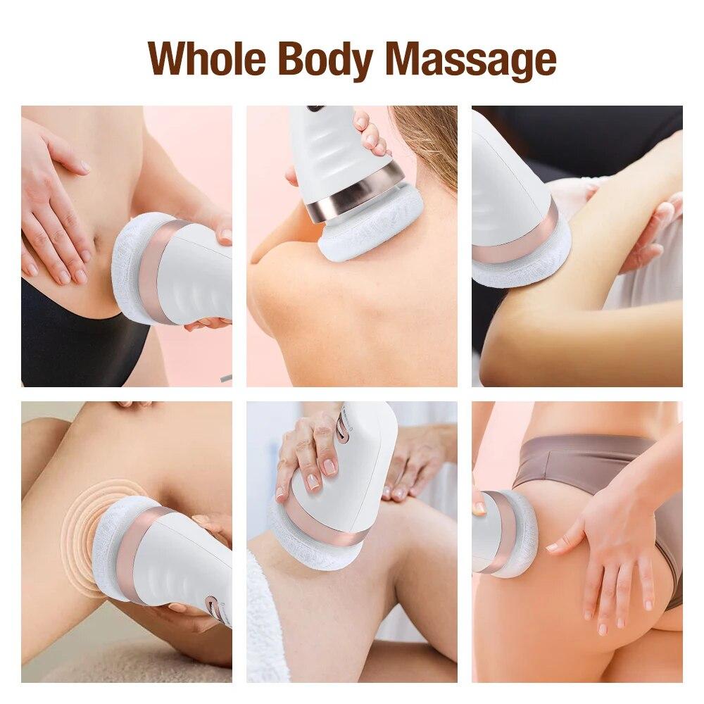Body Slimming Massager Handheld Vibrating Electric Slimming Machine Adjustable Fat Cellulite Remover Fat Burner Body Shape Care