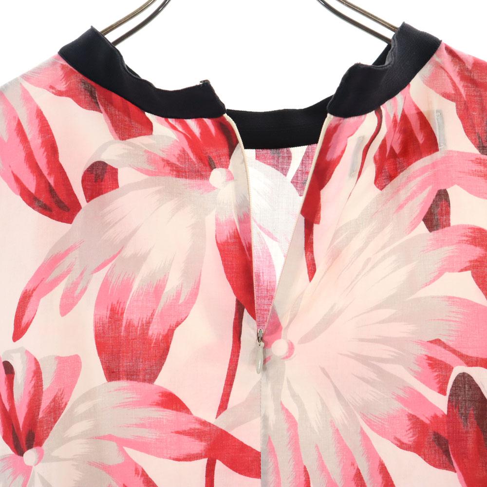 Marni Короткий рукав Длинное платье 40 розовый Женщины Б/у