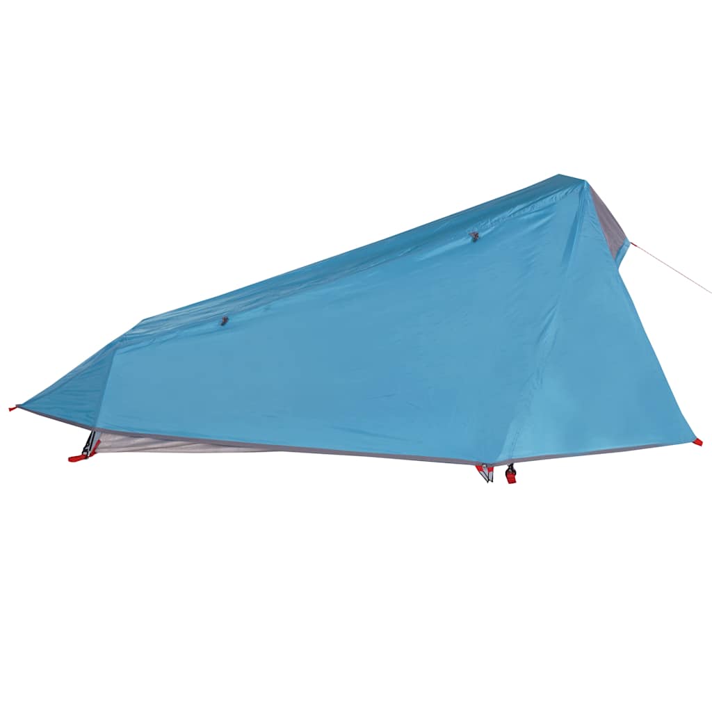 1 Person Tunnel Tent Blue Waterproof