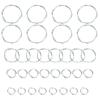 Copeflap аксессуары золотые кольца витые металлические детали ручной работы 4 размера 32 штуки (Серебряный)