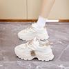 Dad shoes women's 2025 new spring models popular platform white shoes student versatile casual sports women's shoes T81