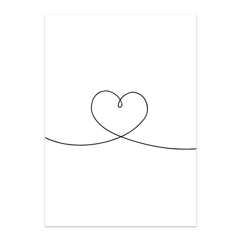 Черный, белый цвет, сладкое сердце, мечта, холст, постер, текст, цитаты, принт, скандинавский минималистичный настенный художественный рисунок, современный декор для спальни, изображение