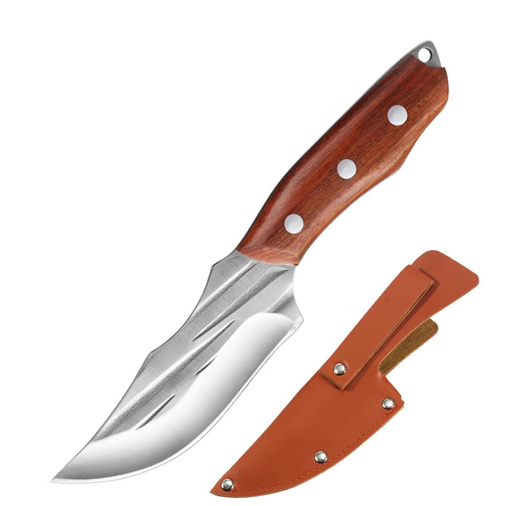 Кованый обвалочный нож из нержавеющей стали, бытовой многоцелевой нож для нарезки, нож для убоя рыбы