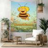 Biene Maja Custom Your Name Wall Decor Tapestry Art For Pet Memorial Birthdaywedding Party Backdrop Family Gift