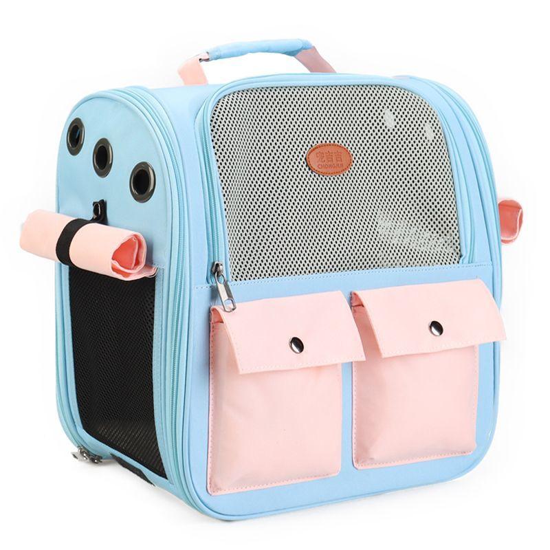 Сумка для кошек, портативный космический рюкзак для домашних животных, школьная сумка для кошек, рюкзак для собак, сумка для кошек, складная и дышащая, большая