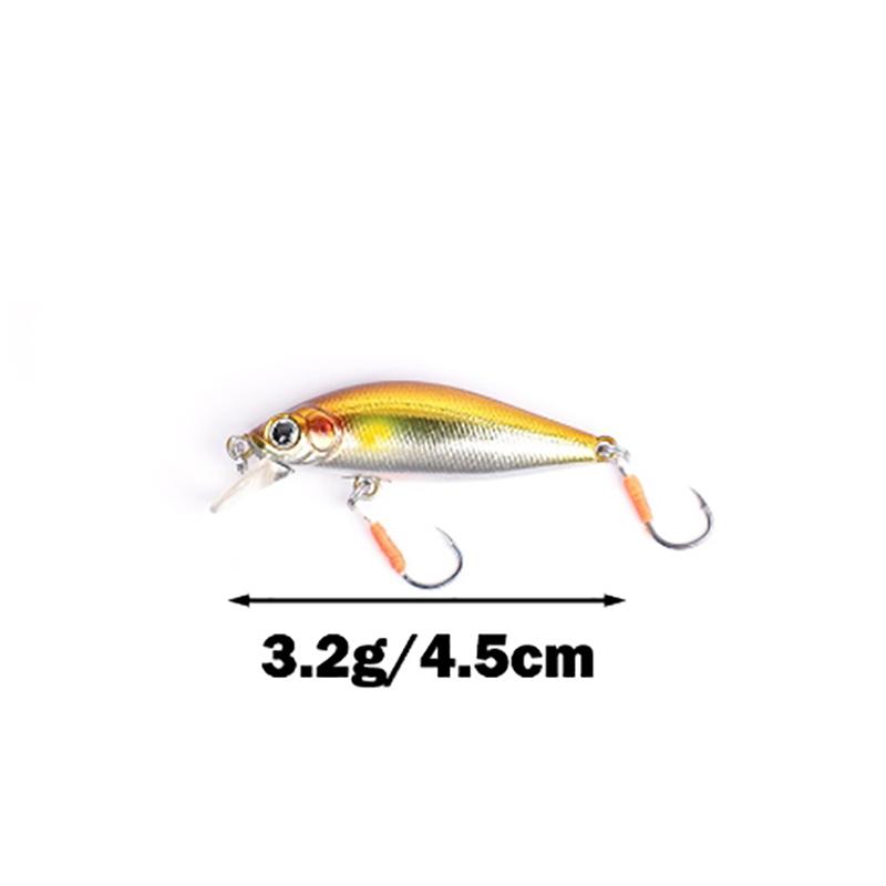 3,3G микрообъект дрожащая и тонущая маленькая рыбалка Mino Bass Cocky Mouth пресноводная мини Luya поддельная приманка