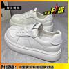 Уродливые милые большие головы маленькие белые туфли женские весна 2025 новые кожаные туфли на платформе универсальные спортивные и любительские туфли для сноуборда