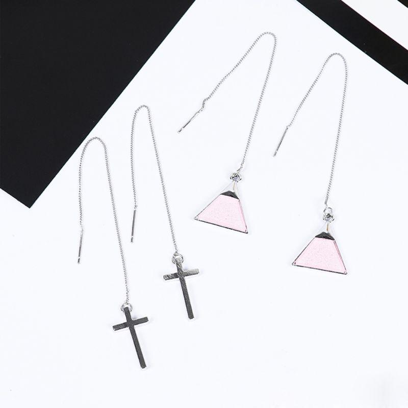 S925 Серебро DIY Ушная проволока с кольцом для прыжков Висячие серьги Изготовление ювелирных изделий