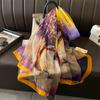 New  Silk Scarf Female Fashion Beach Pashmina Bufanda Folral Women Shawl Wraps Bandana Ladies Scarves Large Foulard Echarpe