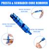Presta Valve Core Bicycle Valve French Valve Core Conversion Adapter Bicycle Road Tire Air Valve Replacement Tool Wrench Tool Kit of (Набор 19)