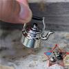 1Pc Dollhouse Miniature Alloy Mini Old Kettle Kitchen 1:12 1:6 Kids Toy Gift