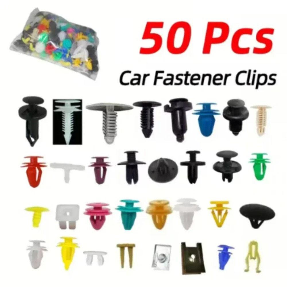 500/200/100Pcs 30 Kinds Mixed Auto Fastener Car Bumper Clips Retainer Car Fastener Rivet Door Panel Liner for All Car