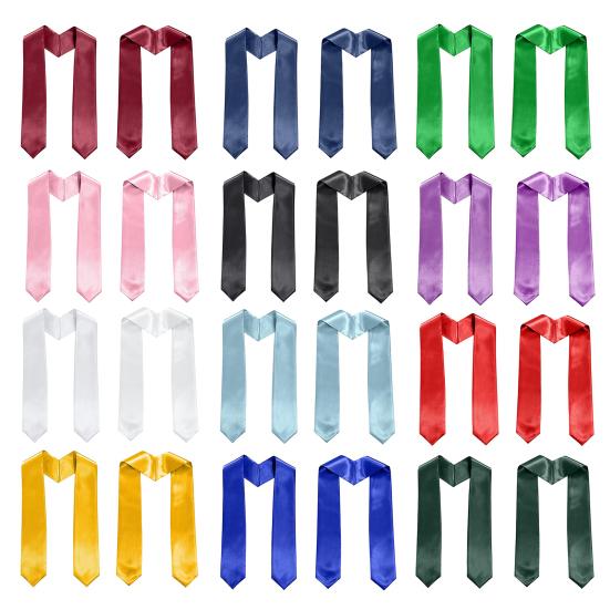 Унисекс, для взрослых, однотонная выпускная лента, 72 дюйма, для выпускного класса 2026 года, аксессуары для академических и хоровых мероприятий