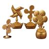 Alloy Cornucopia Lucky Decoration Jinbao Amass Fortunes Metal Ornaments Windmill Turning