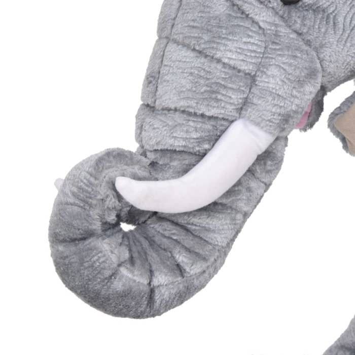 VidaXL Jouet en peluche Éléphant Gris XXL 91334