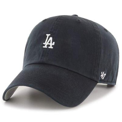 47brand MLB Маленький логотип LA Dodgers Cleanup Черный (B-BSRNR17GWS-BKD)