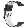 For Garmin Venu 2 Plus/Venu Sq 2 Universal 20mm Soft Silicone Watch Band Big Hole Design Double Color Watch Strap