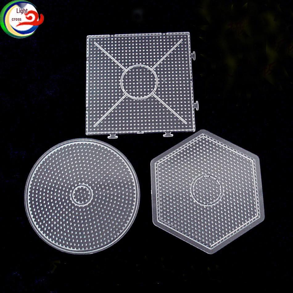 Прозрачная соединяемая основа для бусин Hama 5 мм | Сделай сам Развивающая термостойкая доска-пазл для детей