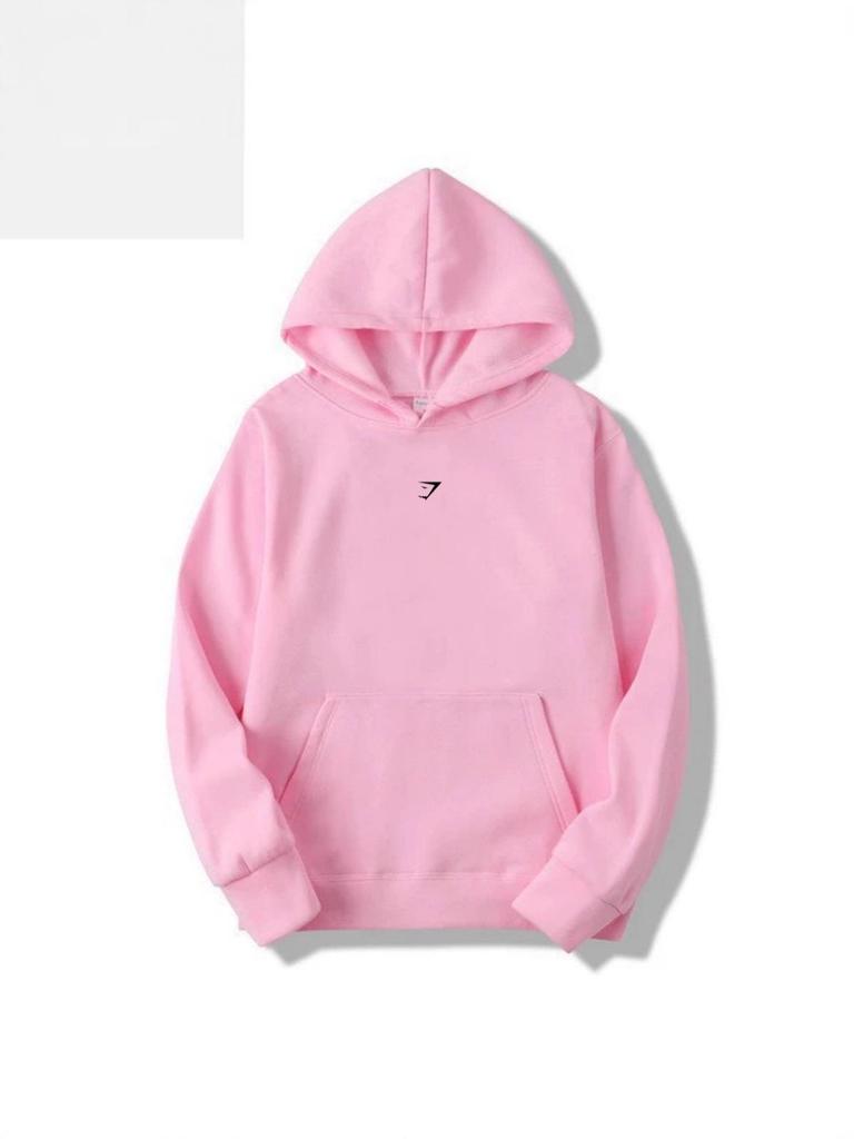 Худи Gymshark Shark: Теплый, Повседневный, Свободный крой, Мягкий (ворсистый), Опущенное плечо, Осень/Зима.