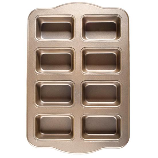 Cake Mold Non-Stick Cake Pan with 8 Compartments DIY Baking Mold for Chocolate Dessert Biscuit Bread