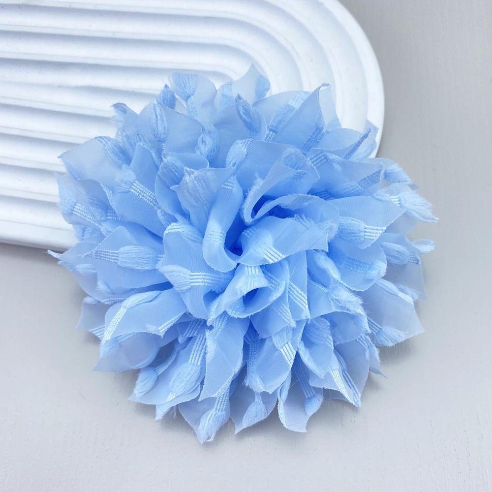 New French Lace Polka Dot Floral Brooch Women Fashion Floral Brooch Cloth Art Handmade Exquisite Accessories Dress Suit Corsage