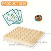 Creative Thinking Geometric Board Set with Pattern Cards Rubber Bands Educational Wooden Stacking Sorting Toy Math