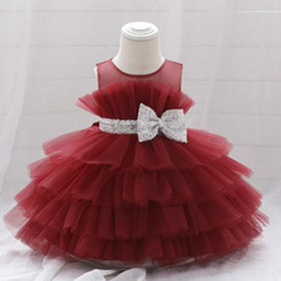 Children's Princess Bow Party Dress - Baby & Toddler Birthday Costume