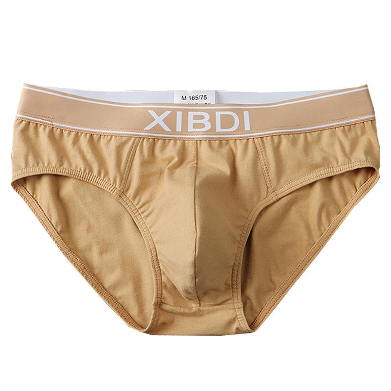 Мужское нижнее белье Мужские трусы-треугольники Чистый хлопок Летнее дышащее хлопковое нижнее белье Сексуальное и удобное