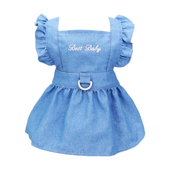 Мягкая юбка для собак Красивый пуловер с пышными рукавами Летняя одежда для котят Одежда