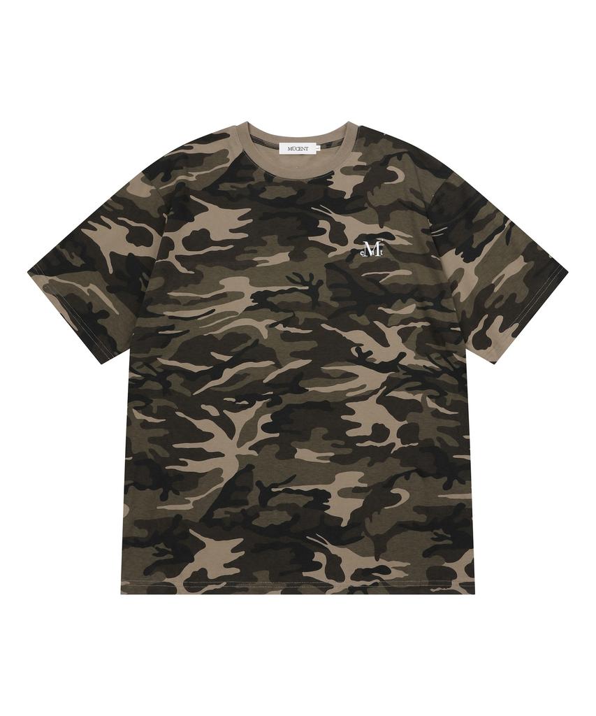 MUCENT Tinker Bag Round Logo Camo Short Sleeve T-Shirt Unisex