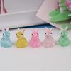 Ornamental Luminous Bunny Resin Craft Multi-use Ornament AVE