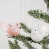Simulated Bird Pendant Christmas Tree Hanging Foam Feather Bird Ornament for Festive Home Decoration