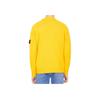 STONE ISLAND FW22 Однотонный трикотажный свитер с длинным рукавом в рубчик, шерстяной свитер для мужчин, желтый 7715508A3-V0030
