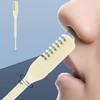 Double-ended Nose Hair Trimmer Manual Spiral Ear Pick Cleaning Nose Hair Scissors Razor Nose Hair Trimmer