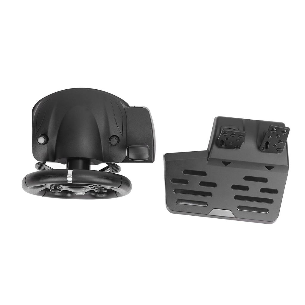 Игровой вибрирующий руль для гонок, поворот 270°, 7 в 1, USB игровой гоночный руль с педалью для P
