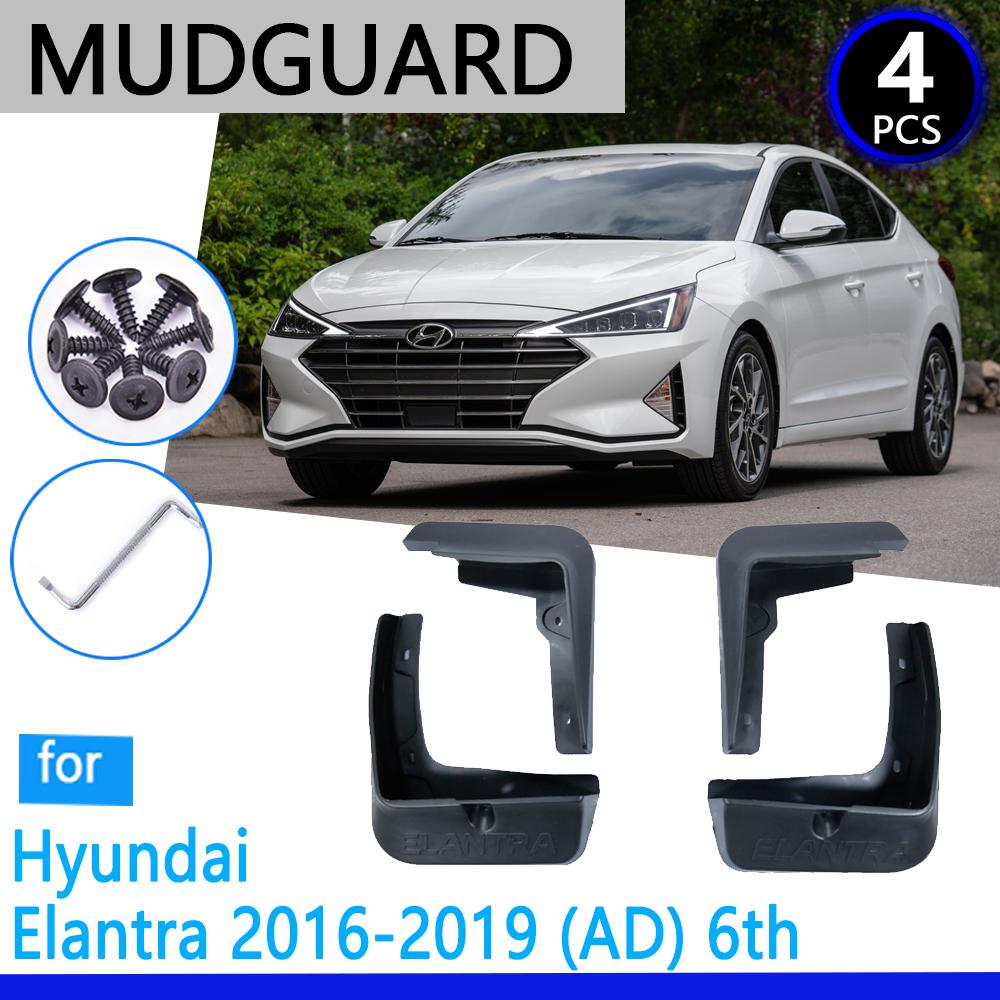 Брызговики подходят для Hyundai Elantra Avante AD 2016-2017 2018 автомобильные аксессуары брызговик Fender авто замена