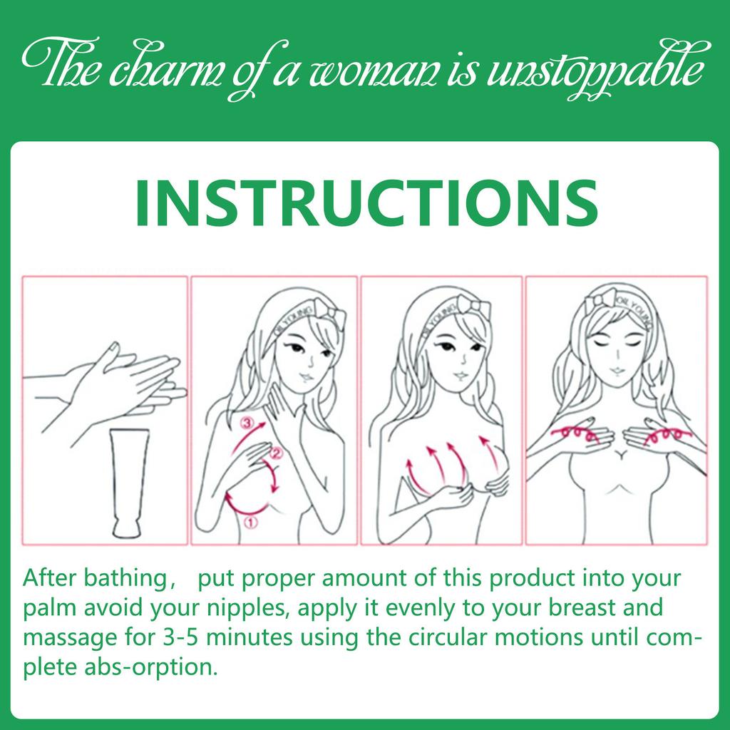 Масло для ухода за грудью 30 мл Увеличивает грудь с помощью крема для увеличения груди и масла для увеличения груди для послеродового увеличения и укрепления груди