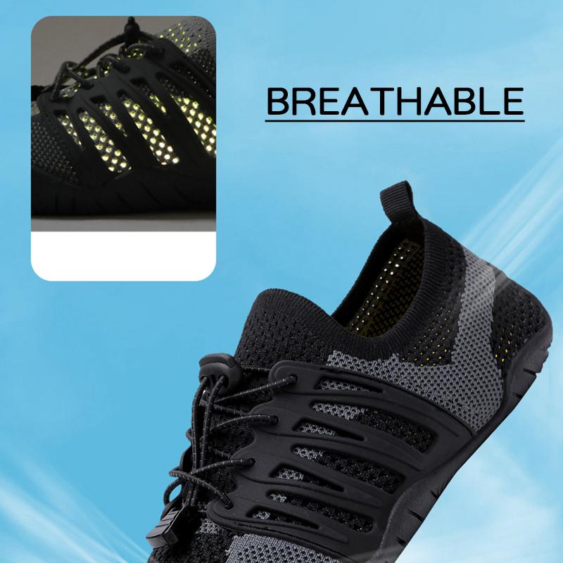 Унисекс босиком водная обувь Мужская обувь с пятью пальцами Aqua Женские дренажные пляжные спортивные сандалии для плавания Быстросохнущие кроссовки для дайвинга и пешего туризма Обувь для фитнеса